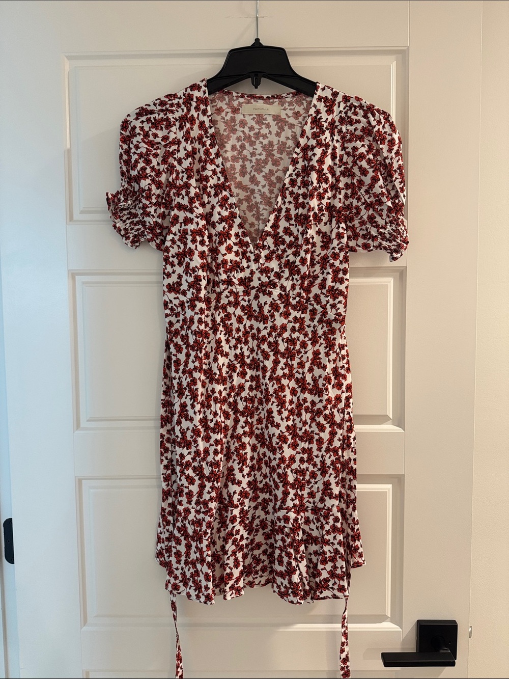 Revolve- Faithfull the Brand Red Floral Mini Dress XS